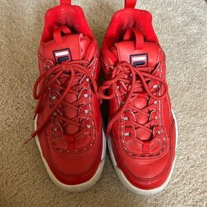 Fila Disrupter size 9 red